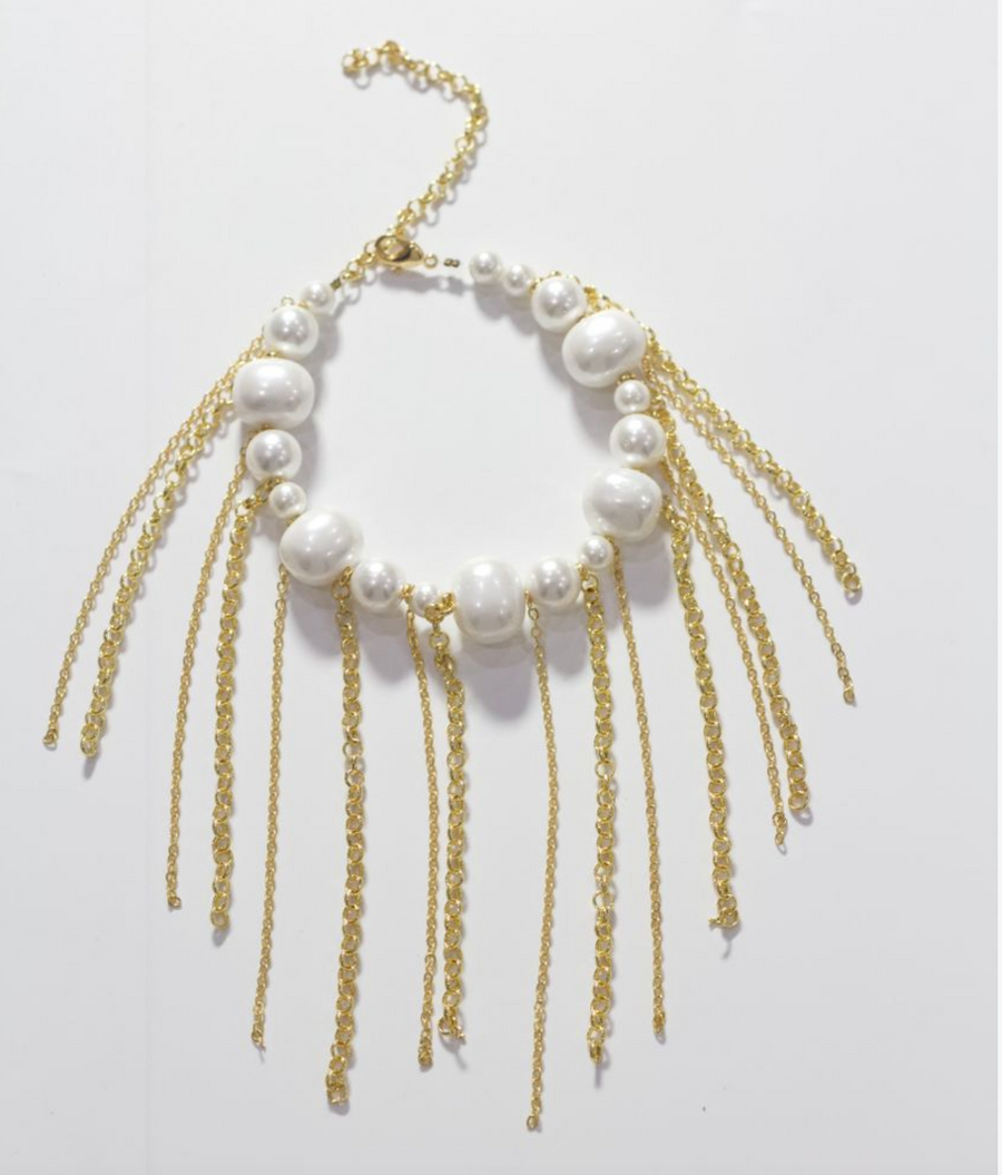 Mairachamp URIEL Gold Chain Fringe Bracelet