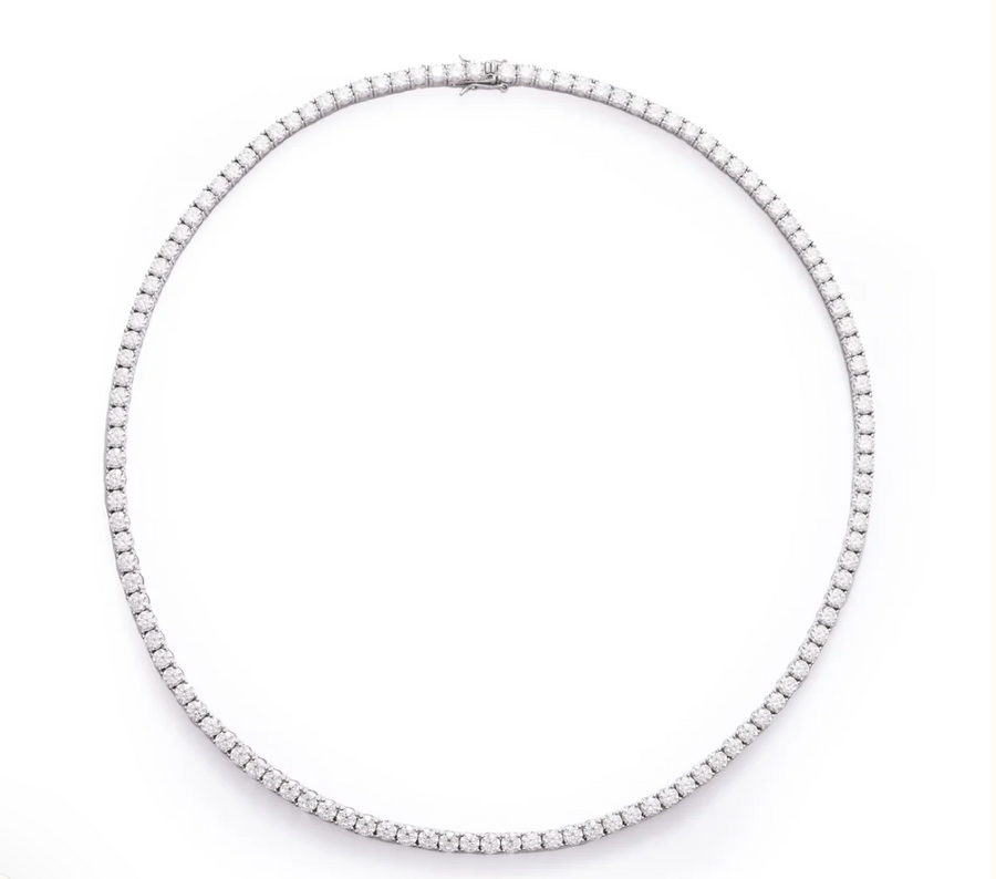 DOLA Ayò Tennis Necklace – 18K Solid Gold with Lab-Grown Diamonds
