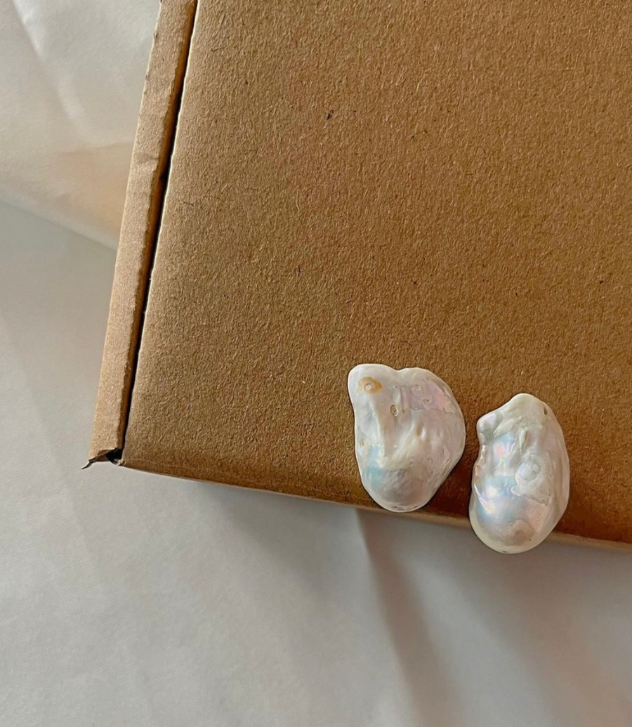 Mairachamp ONAH Organic Pearl Studs