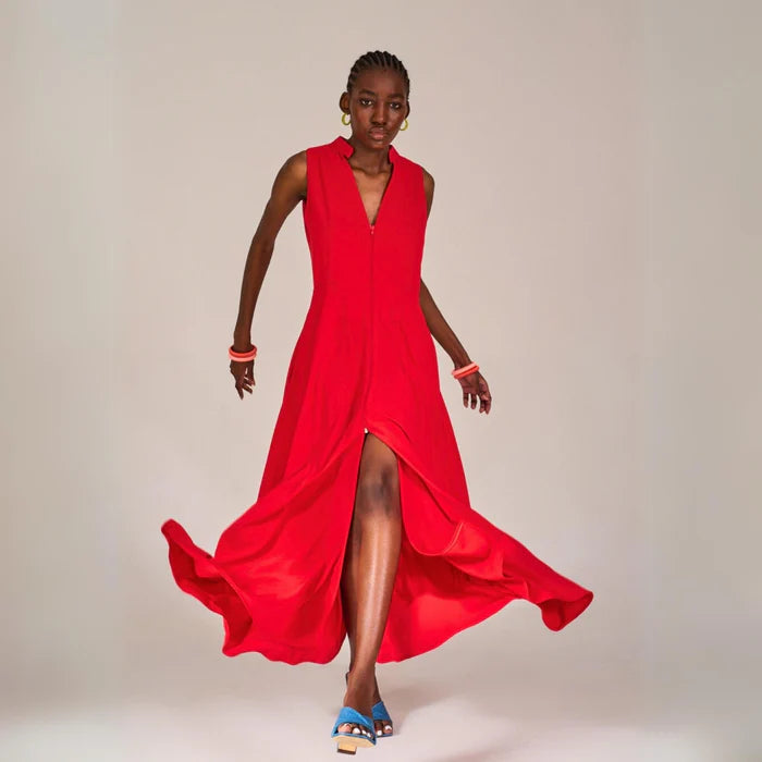 Bokaap Orange Bamboo Dress | High Fashion | online clothing | wedding dress ADJOAA Bokaap Orange Bamboo Dress | High Fashion | online clothing | wedding dress ADJOAA