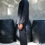 TUG Black Twill Overshirt | ADJOAA