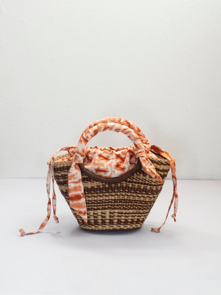 AKETEKETE Woven Butterfly Tote Bag - Small