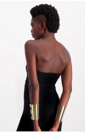 JIAMINI Hole Cuff Bracelets with solid brass