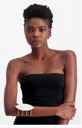 JIAMINI Msambweni Cuff Bracelets with Gold Vermeil