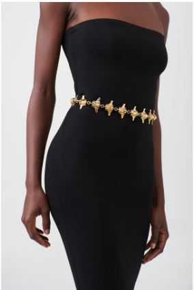 JIAMINI Kathiani Spine Belt coated with Gold