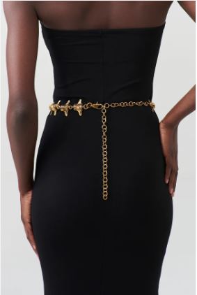 JIAMINI Kathiani Spine Belt coated with Gold