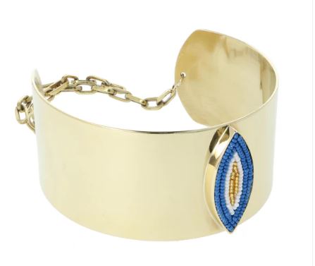 JIAMINI Shanzu Choker Necklace with 24k gold plating