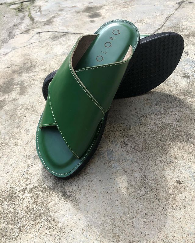 Opulence Émeraude Sandals - Deep Green