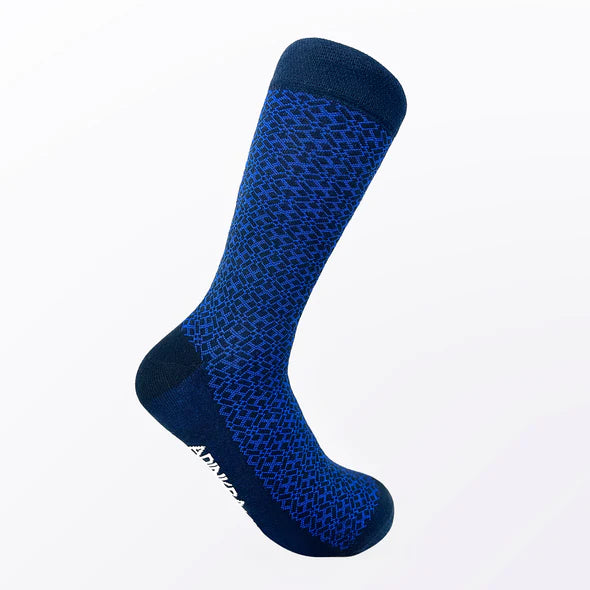 NSAA Combed Cotton Socks - Blue-Black