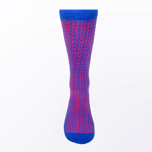 NSAA Combed Cotton Socks - Red/Blue