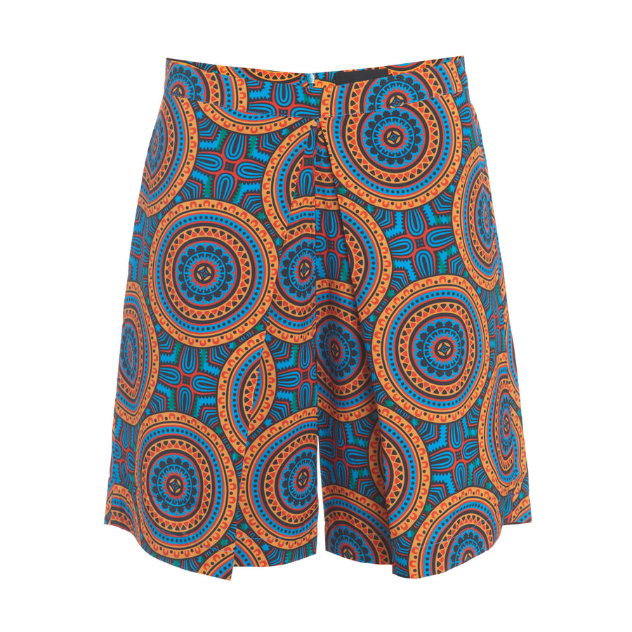 Kahindo Aqua High Waist Shorts