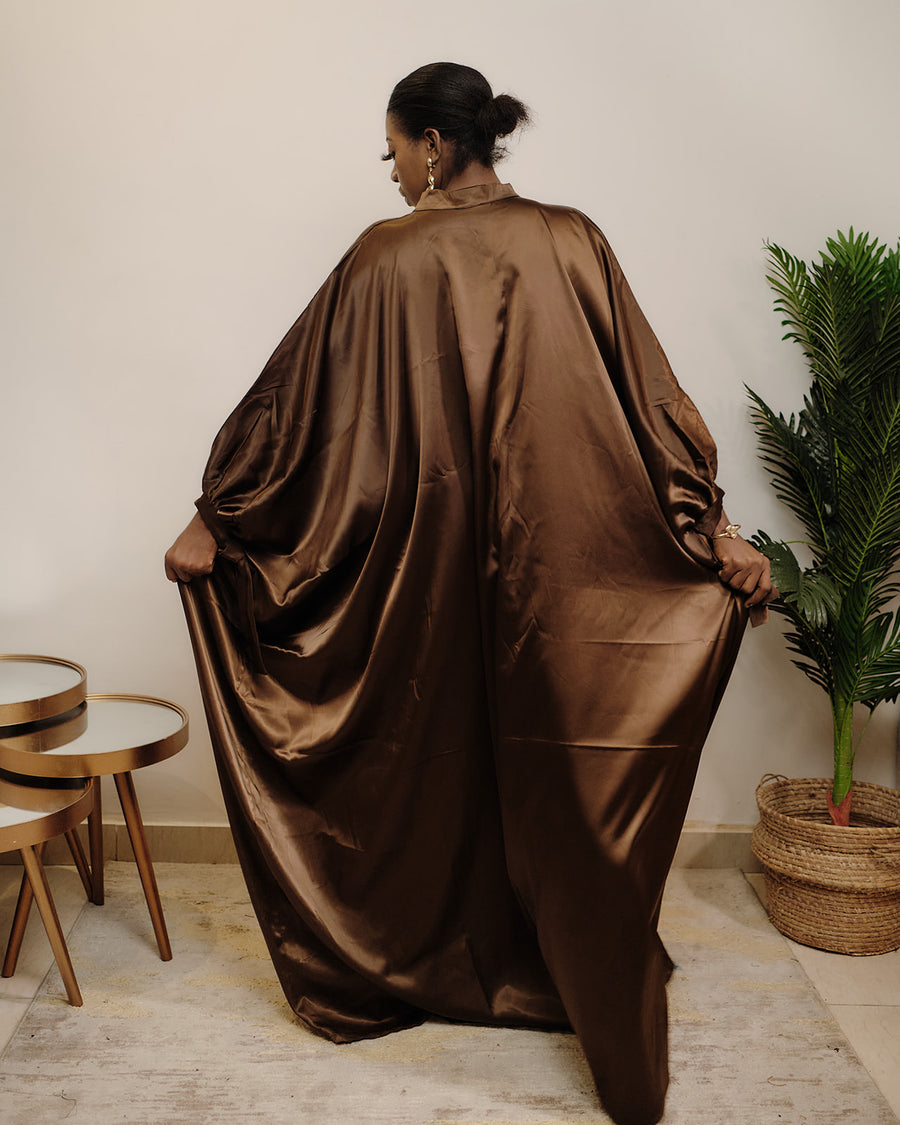 Bella Brown Boubou Dress ADJOAA Bella Brown Boubou Dress ADJOAA