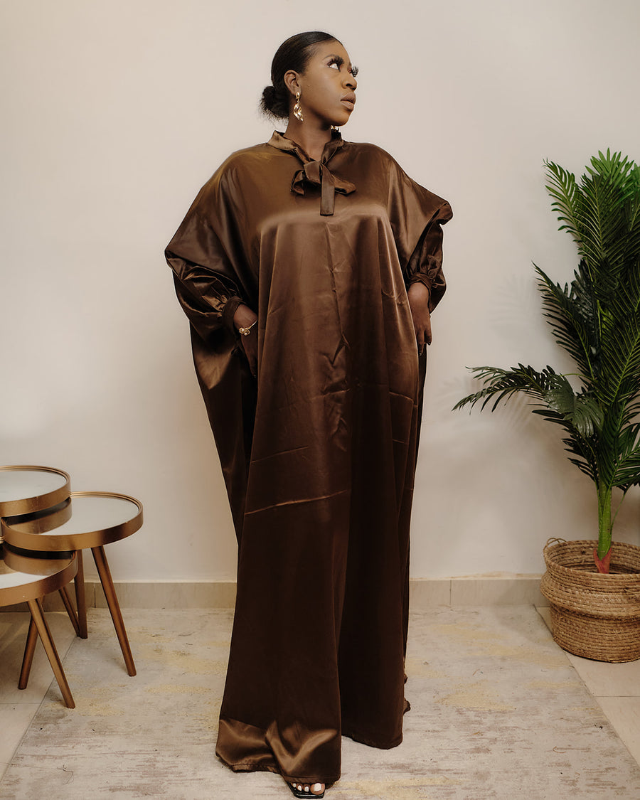 Bella Brown Boubou Dress, 12 Bella Brown Boubou Dress, 12