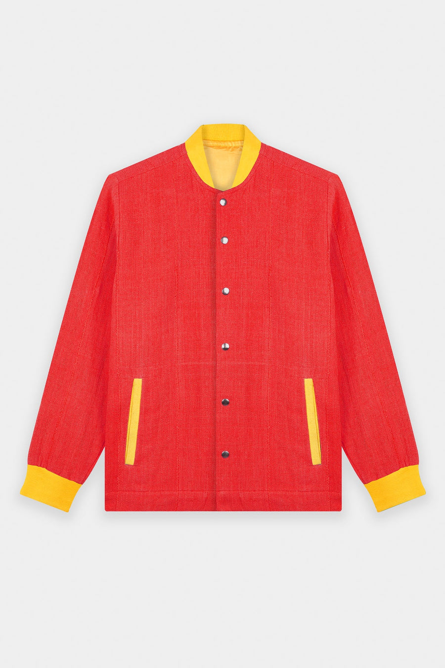 Burna X Bumper Jacket - Red/Yellow