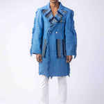 Busumuru Oversized Coat (Blue)