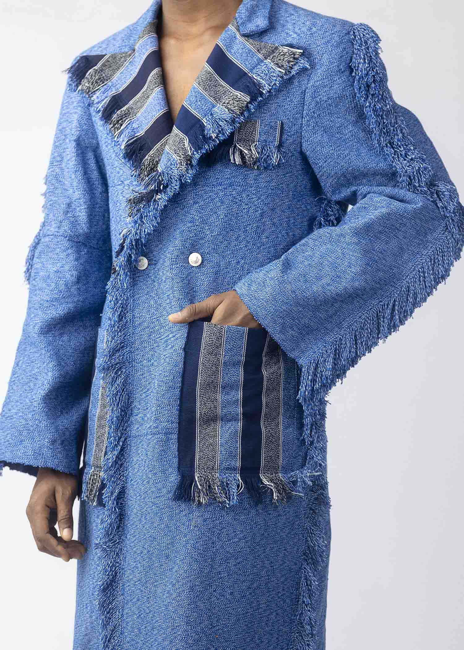 Busumuru Oversized Coat (Blue)
