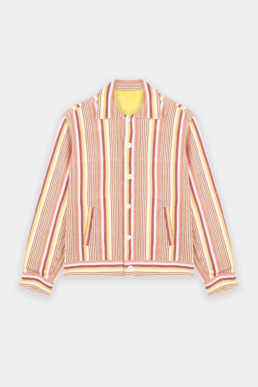 Curtis III Tailor Fitted Striped Long Sleeve Jacket