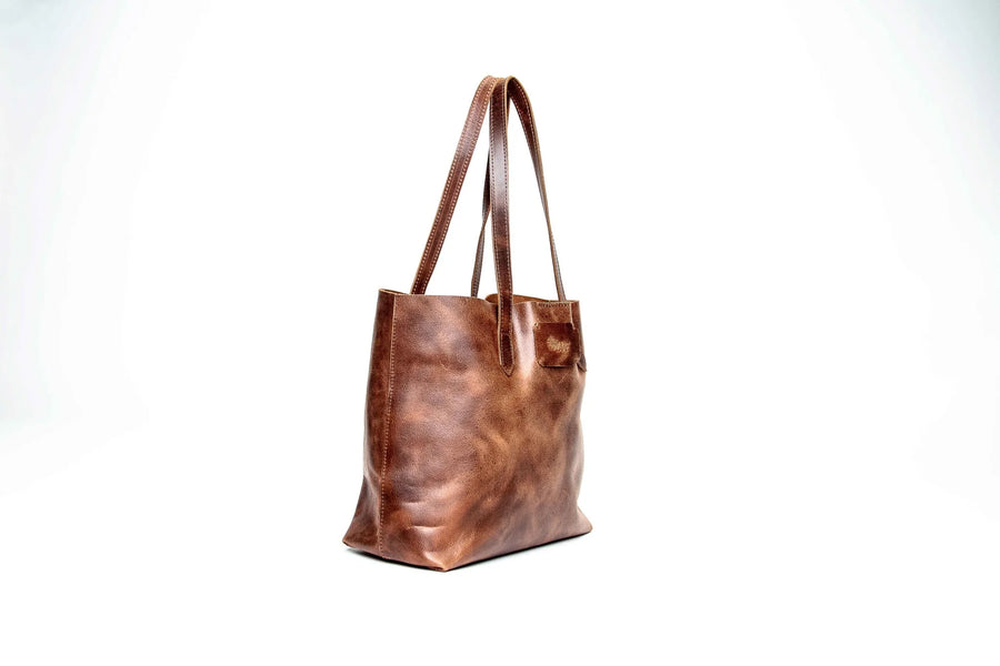 Addis Chocolate Brown Classic Tote Handbag