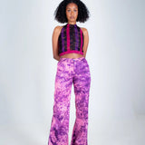 Donna Crop Top - Black/Red