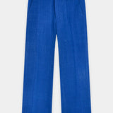 Fela II Tailor Fitted Straight Cut Pant - Blue