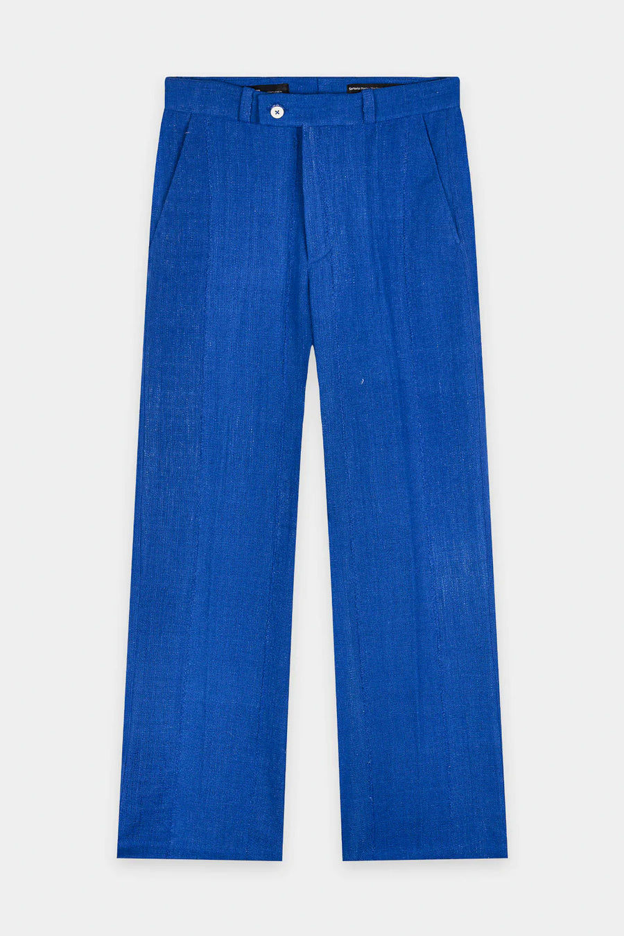 Fela II Tailor Fitted Straight Cut Pant - Blue