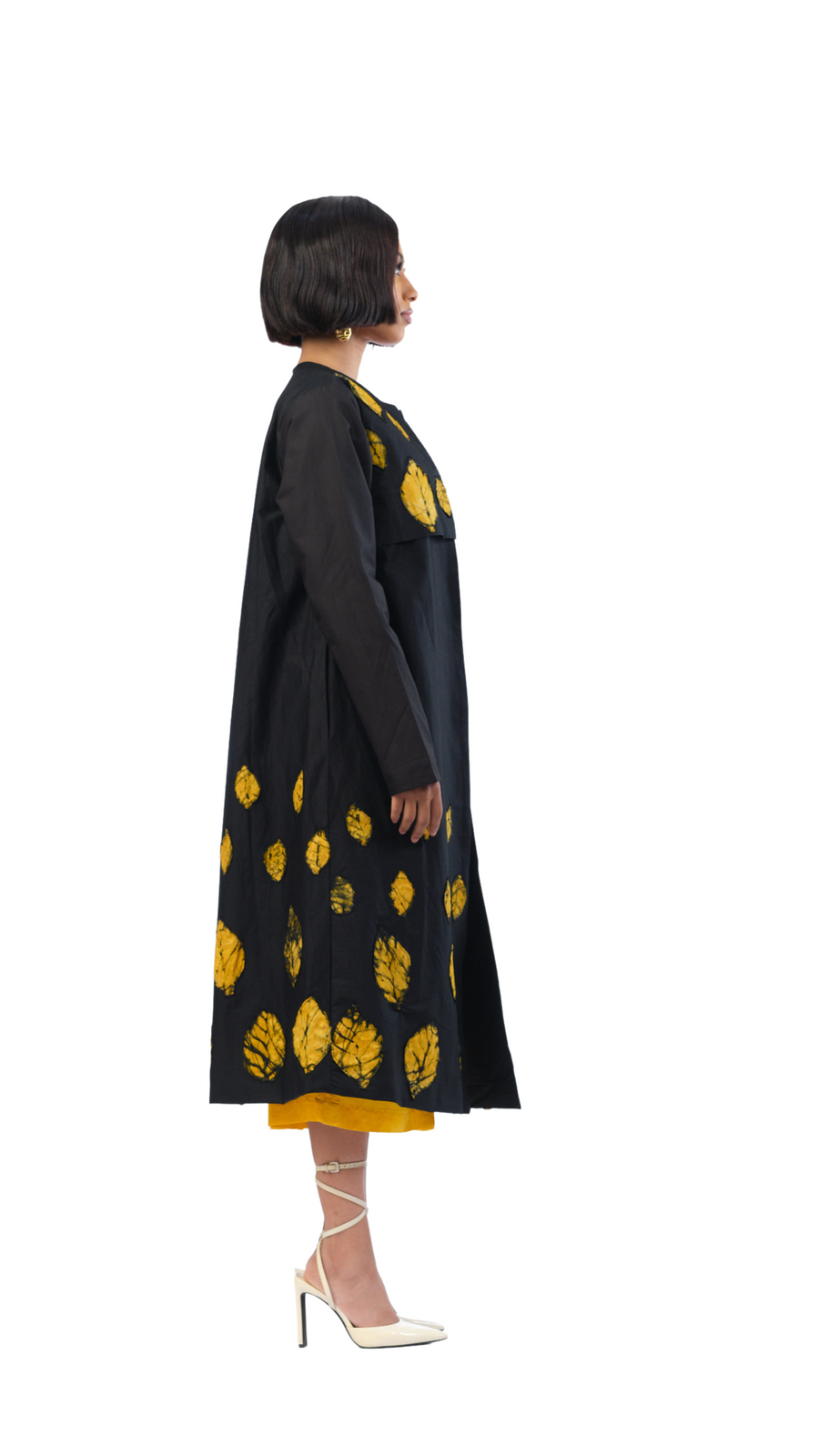 Hera Long Sleeve Jacket - Black/Yellow