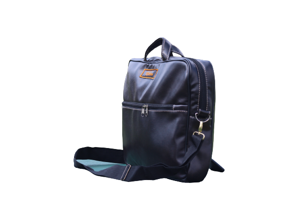Umahambayedwa Leather Backpack - Black