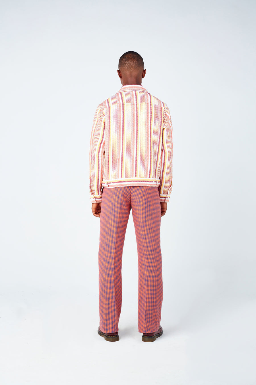 Curtis III Tailor Fitted Striped Long Sleeve Jacket