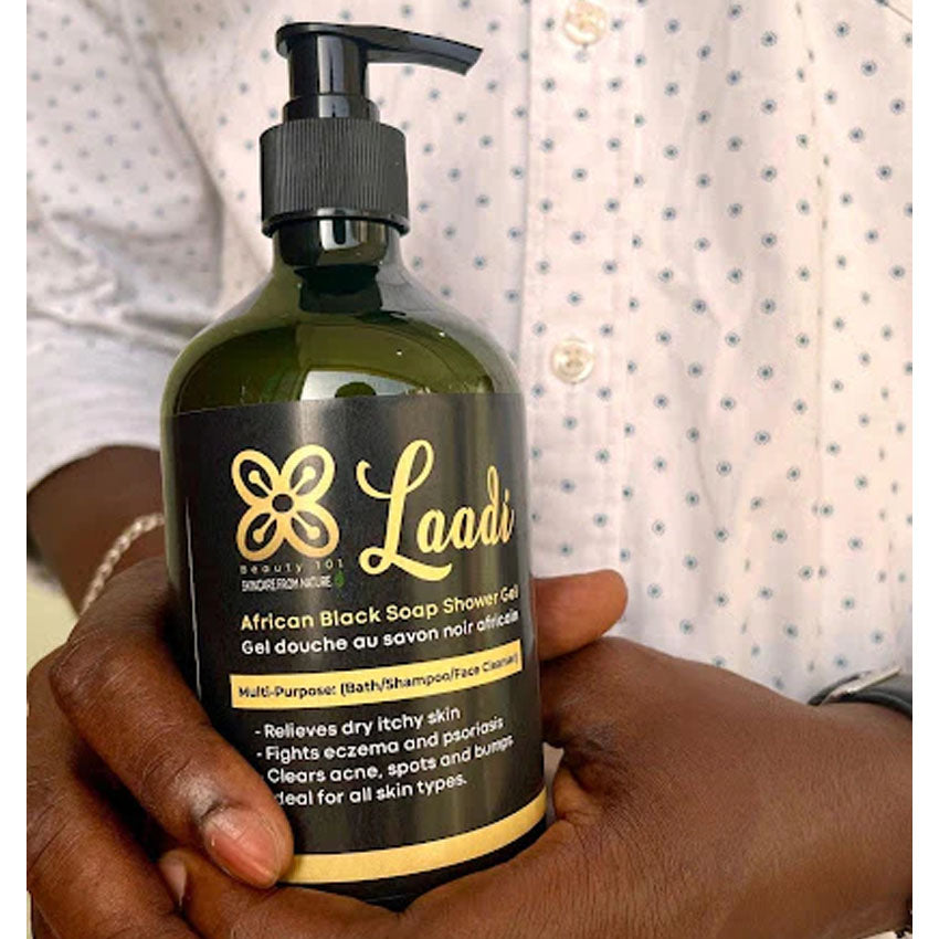 Laadi  African Black Soap Shower Gel