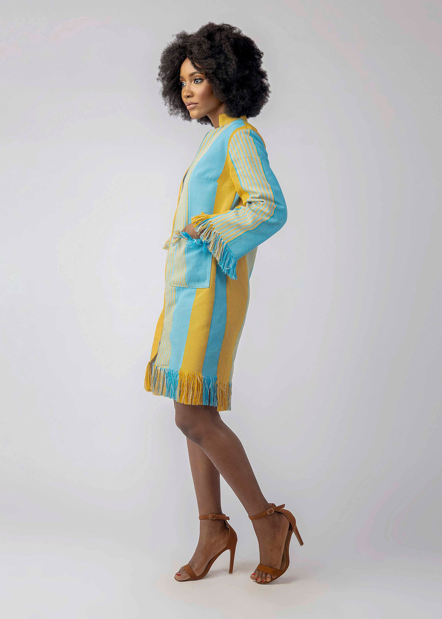 Opemsuo Tassel Detailed Smock Dress - Multicolour