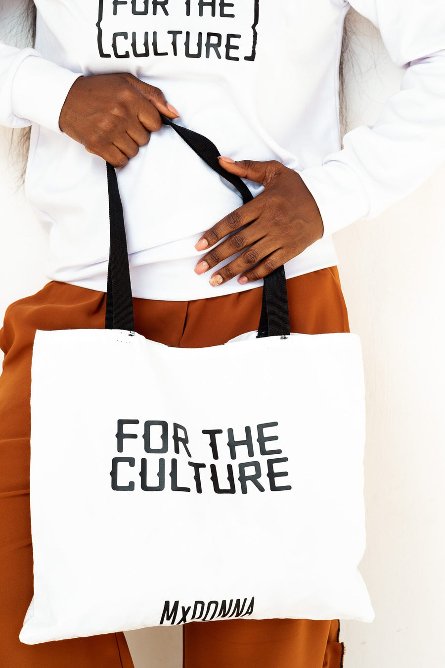For The Culture White Tote Bag