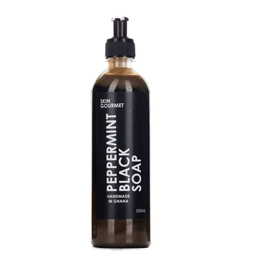 Peppermint Black Soap with Wild Honey