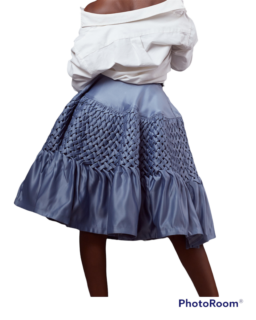 Hand-Smocked Midriff Skirt