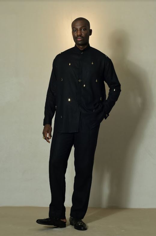Baba Long Sleeve Shirt - Black