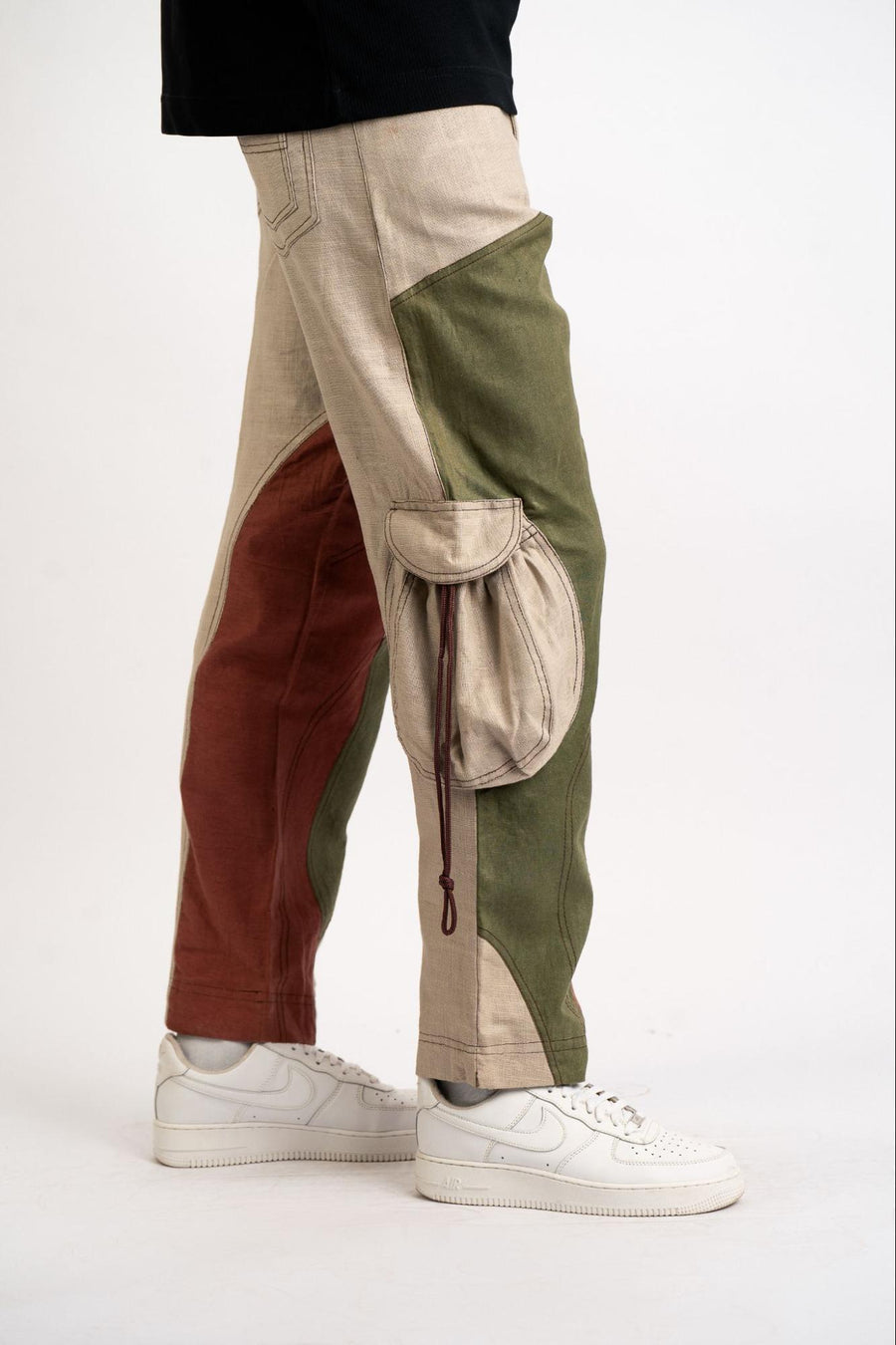 ATTO TETTEH Multicolored Corded Pants