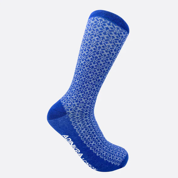 NSAA Cotton Socks - White/Blue