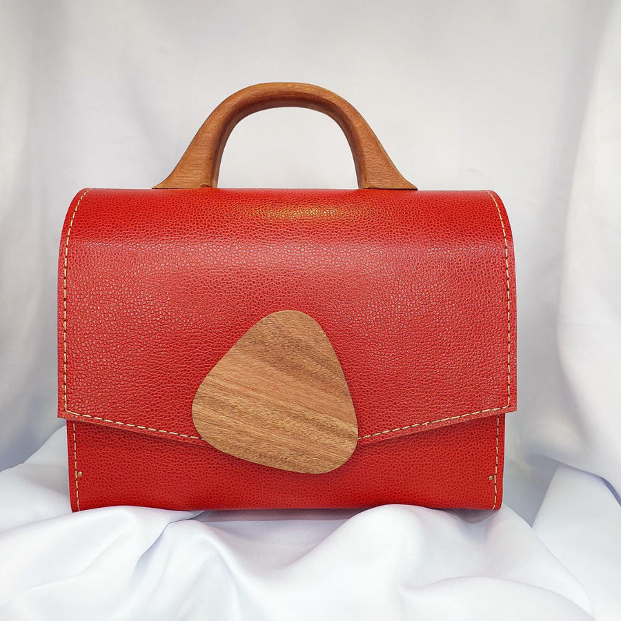 Konama Tote Handbag - Blood Red